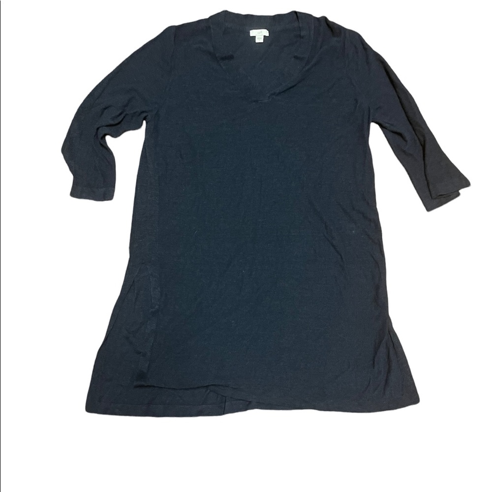 J.Jill Black Long Tunic size L